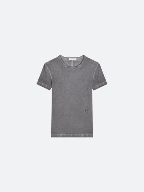 Helmut Lang GARMENT-DYED SHRUNKEN TEE
