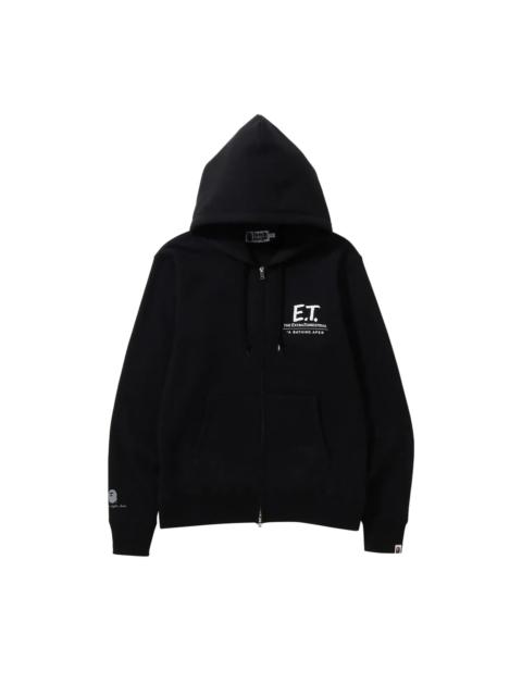 BAPE x E.T. Ape Head Zip Hoodie 'Black'