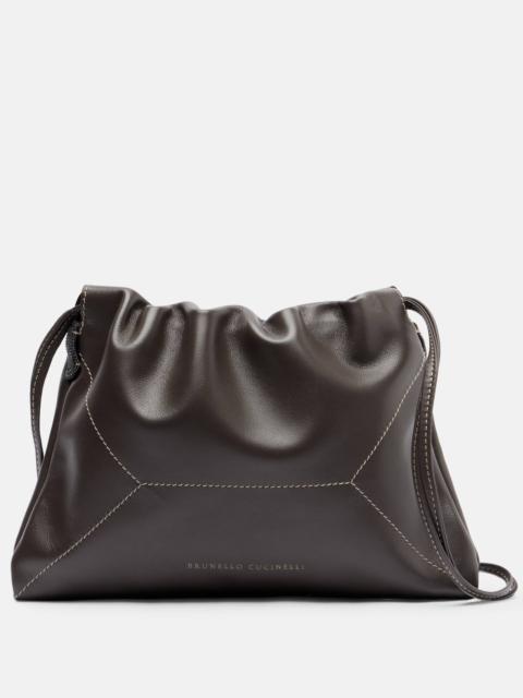 Brunello Cucinelli Mini leather crossbody bag