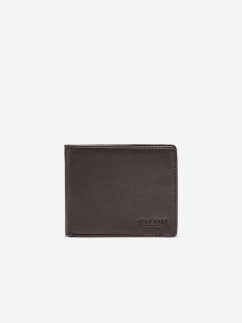 COLE HAAN Men's Bifold Wallet with Embossed Logo
