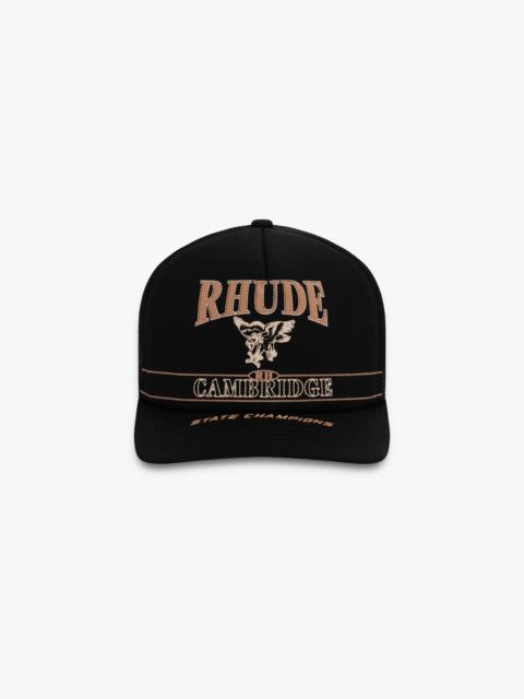 Rhude CAMBRIDGE STATE CHAMPS TRUCKER HAT