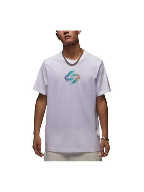 Jordan Air Jordan Luka Graphic T-shirt Asia Sizing 'White' HF8087-100