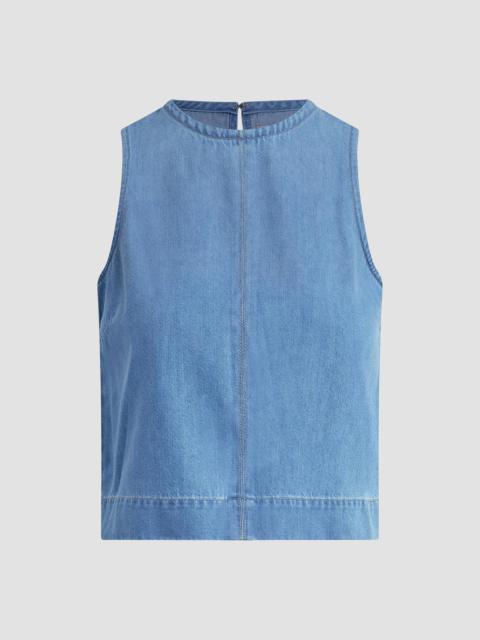 Joe's Jeans Women's Shell Cotton-Blend Denim Top - Copious