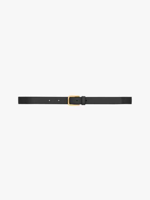 SAINT LAURENT MINIMAL BELT IN SMOOTH LEATHER