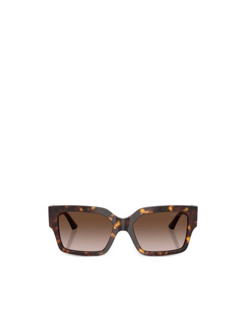JIMMY CHOO rectangular-frame sunglasses