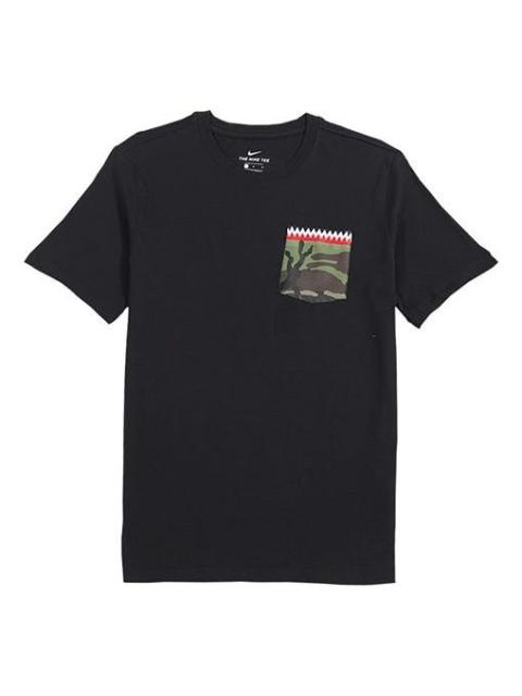 Nike Nike Athleisure Casual Sports Pocket Short Sleeve Black CJ6197-010