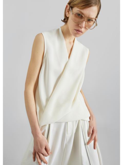 beaufille Beaufille Lewis Sleeveless Blouse - Porcelain