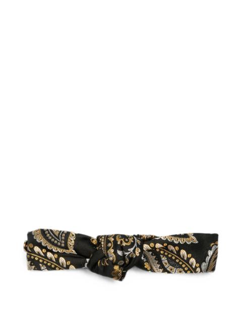 Etro Etro Paisley-print Knotted Headband