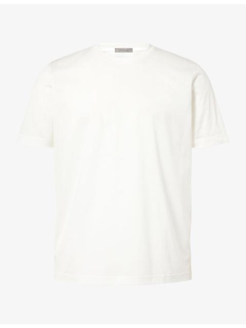 CORNELIANI Crew-Neck Mercerized Cotton T-Shirt