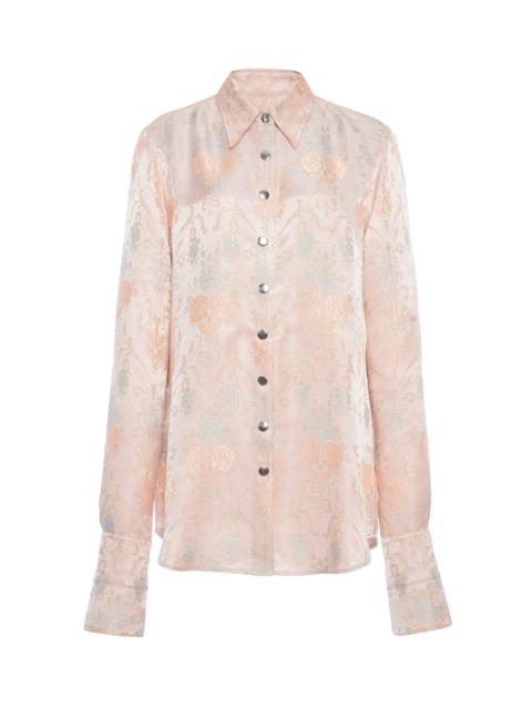 Celina Jacquard Button-Down Shirt light pink