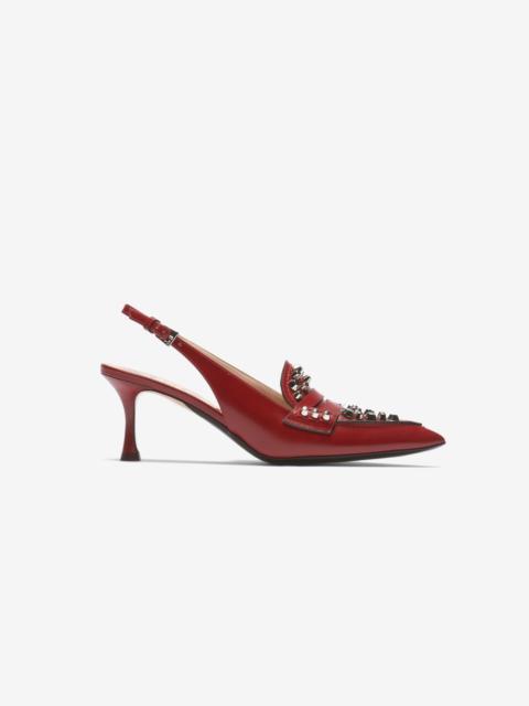 N°21 STUDDED SLINGBACK PUMPS