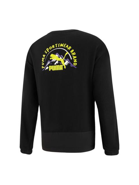 PUMA Camping Sportswear Mountain Long Sleeve Tee 'Black' 537391-01