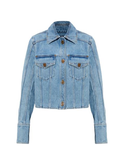 Balmain buttoned denim jacket