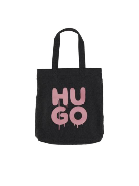 HUGO logo-print tote bag