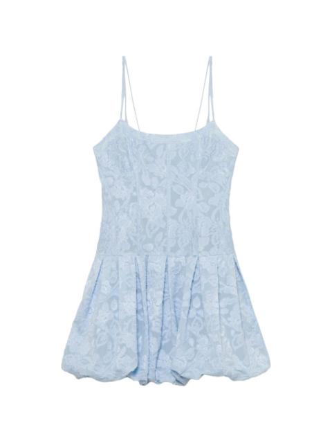 SIMKHAI Fifi bubble-skirt mini dress