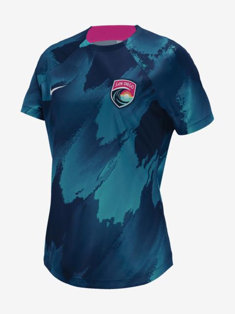 San Diego Wave FC Nike Women's NWSL Pre-Match Top