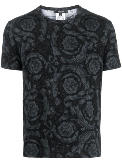 Versace baroque-print cotton T-shirt