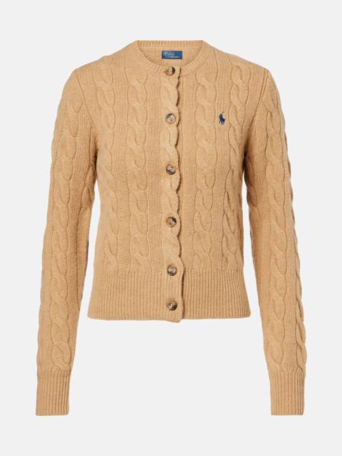 Polo Ralph Lauren Cable-knit wool and cashmere cardigan