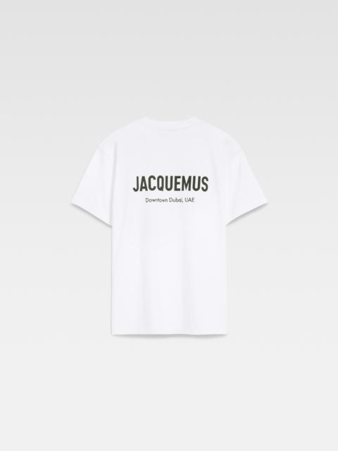 JACQUEMUS The Dubai address t-shirt