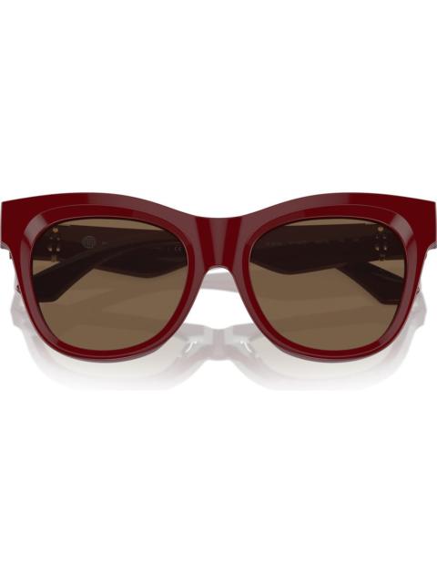 burberry 54mm Square Sunglasses in Bordeaux at Nordstrom