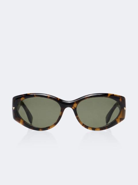 FENDI Fendi Screen oval sunglasses
