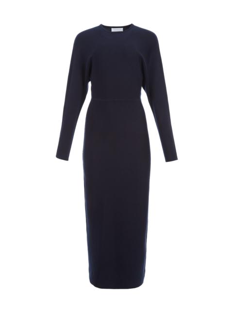 Semaine Knit Dress in Navy Cashmere Silk