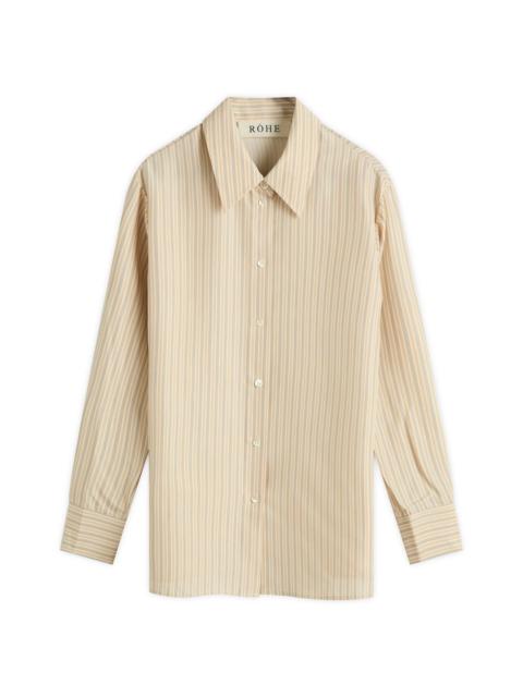 RÓHE Róhe Silk Striped Shirt