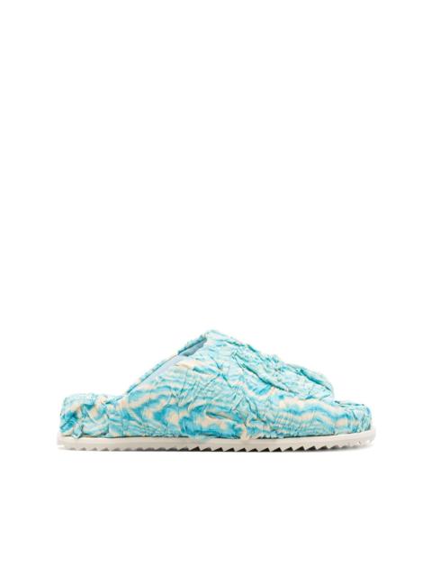YUME YUME abstract-print slip-on slides