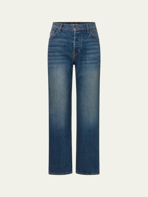 VERONICA BEARD Leah Mid-Rise Straight Jeans