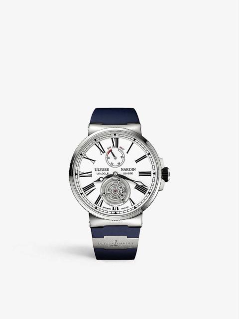 1283-181-3/E0 Marine Tourbillon stainless steel automatic watch