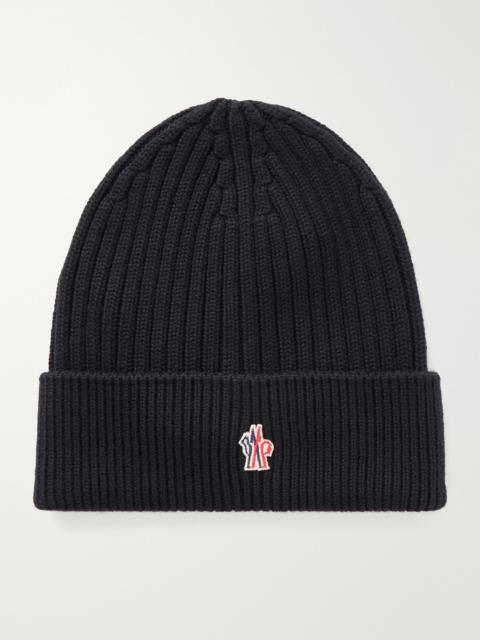 Moncler Grenoble Logo-Embroidered Virgin Wool Beanie
