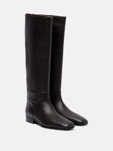 herbert levine Rein It In leather knee-high boots