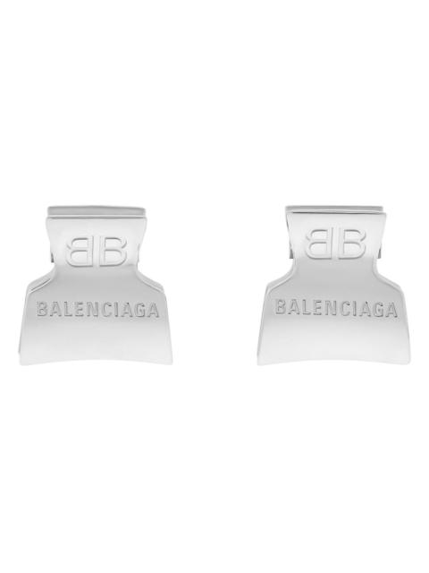 BALENCIAGA Women's Pretty Mini Hair Grip Set - Silver
