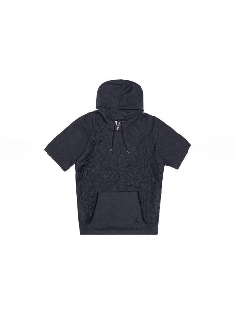 Jordan Jordan VII SS Quilted Fleece Pullover Hoodie Black