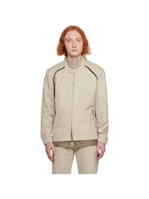 OLLY SHINDER Beige Quad Zip Jacket