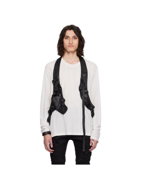 Julius leather harness vest