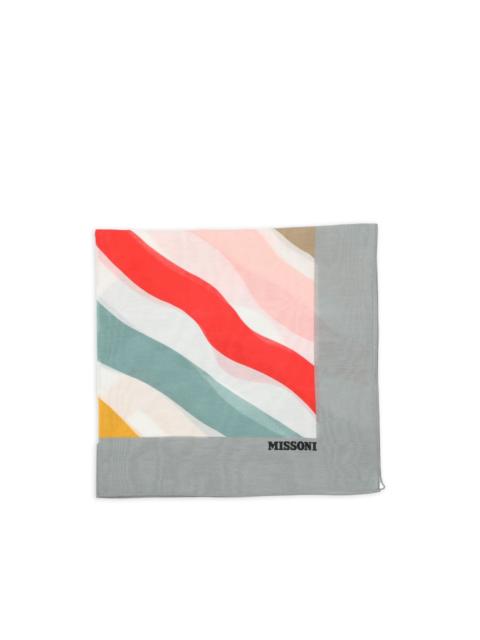 Missoni wavy-design scarf