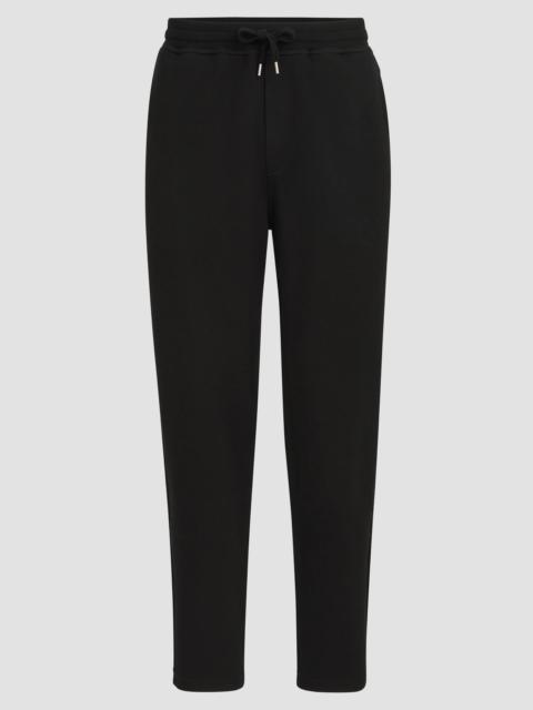Brunello Cucinelli Men's French Terry Double Cloth Trousers - Black