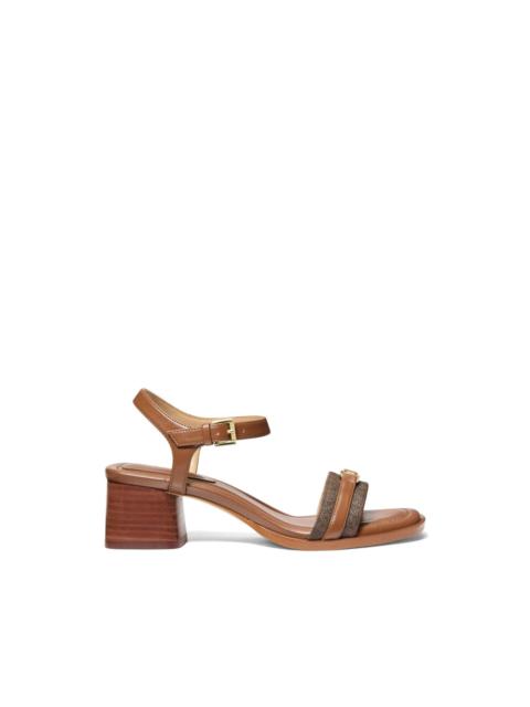 MICHAEL KORS Mandy logo-plaque sandals