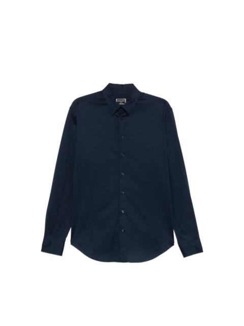 GIORGIO ARMANI Slim fit cotton shirt