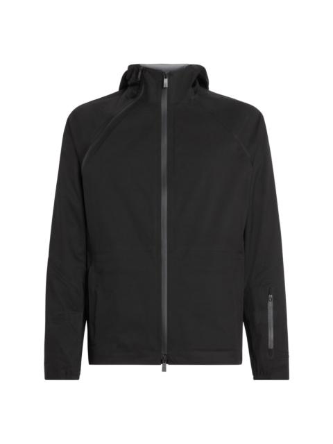 three-layer hooded jacket