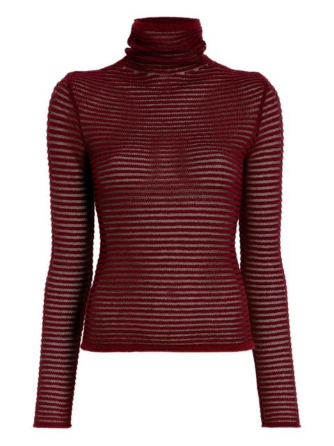 Proenza Schouler Hailey ribbed turtleneck top