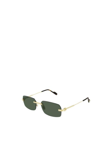 Cartier rectangular-frame sunglasses