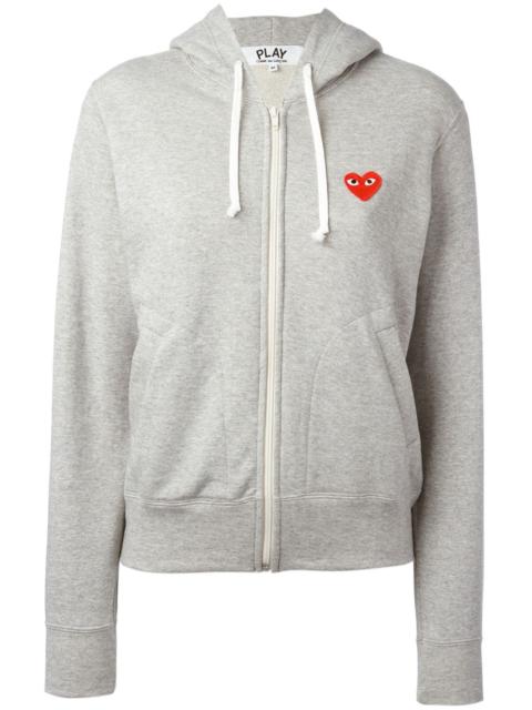 Comme des Garçons PLAY heart-appliqué cotton hoodie