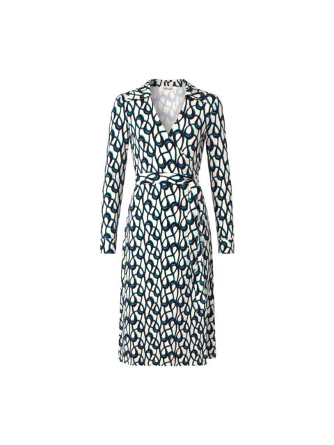 DIANE VON FURSTENBERG Abigail Silk Jersey Midi Wrap Dress