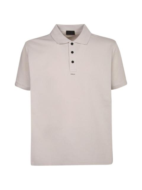 Moncler logo-print piqué polo shirt