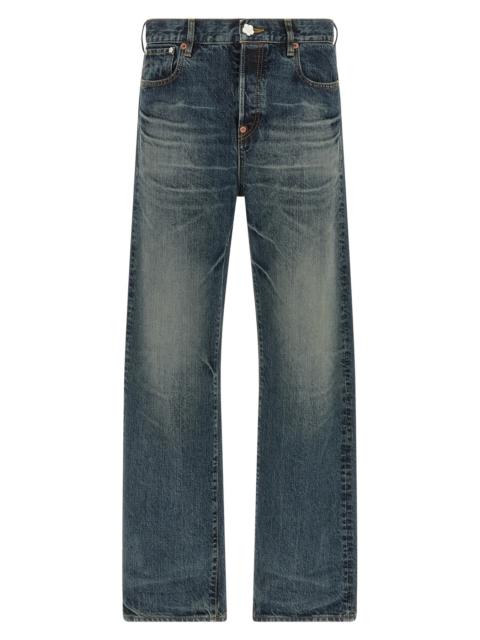 KENZO 'Boke Flower' Button Jeans
