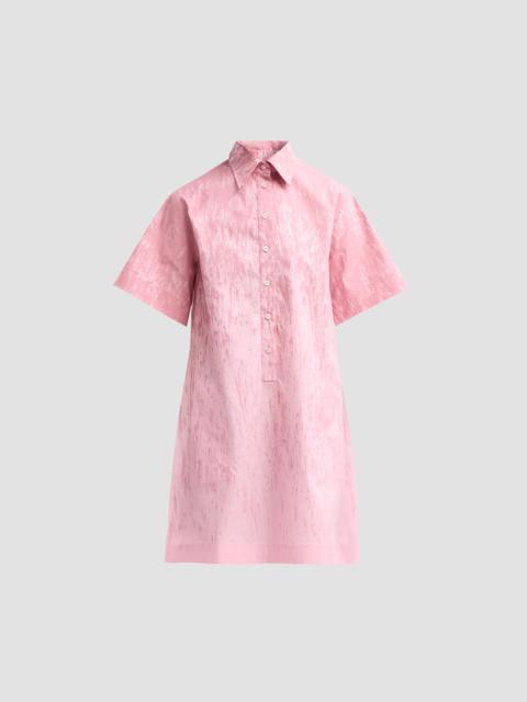 Moschino Women's Stretch-Cotton Poplin Shirtdress - Multi Pink