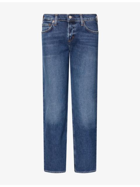 AGOLDE Stovepipe 29in Slim-Leg Denim Jeans