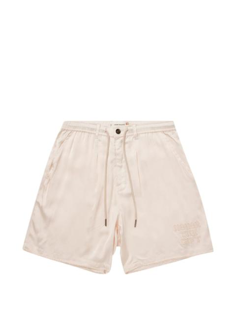 HONOR THE GIFT blanket-stitch shorts